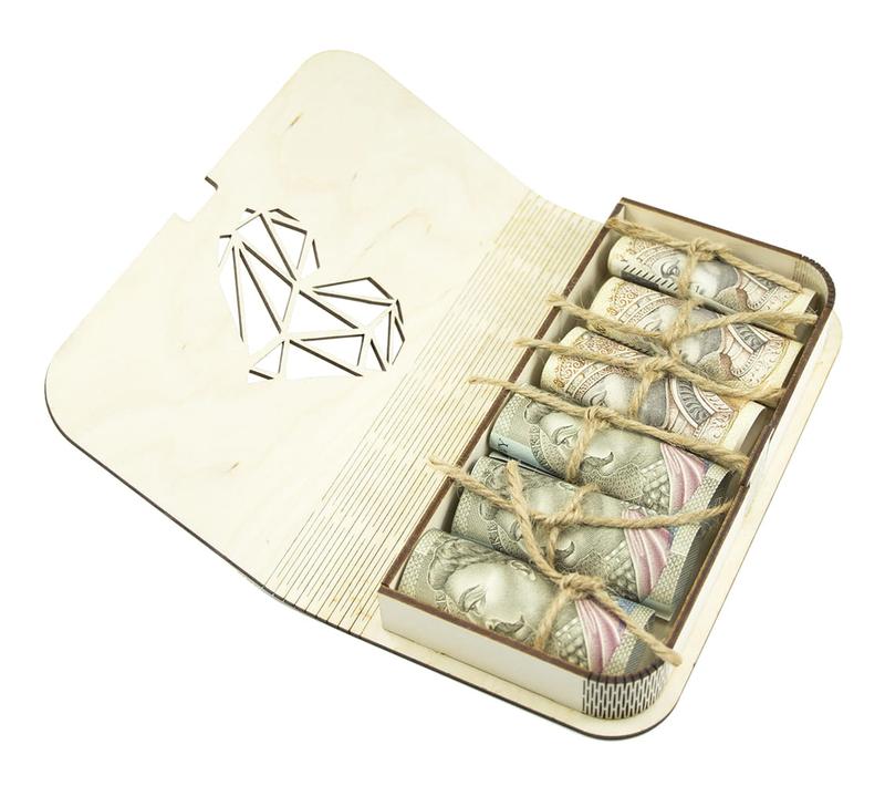 Prezent pieniężny na 50 urodziny