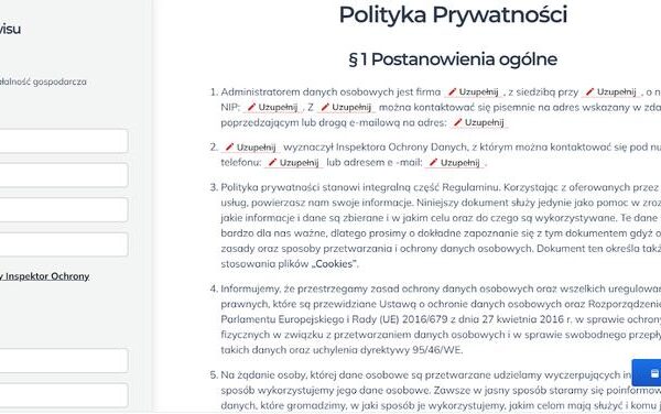 Czy warto skorzystać z generatora polityki prywatności do swojego sklepu internetowego?