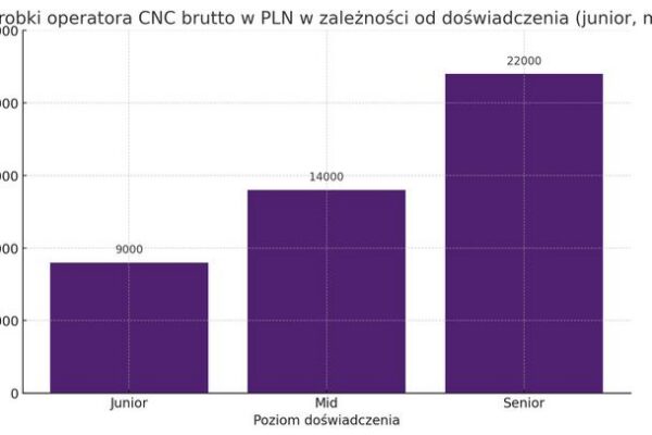 Ile naprawdę zarabia operator maszyn CNC? Poznajmy średnie zarobki na tym stanowisku